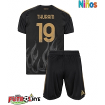 Camiseta Juventus Khephren Thuram #19 Tercera Equipación para niños 2026-27 manga corta (+ pantalones cortos)
